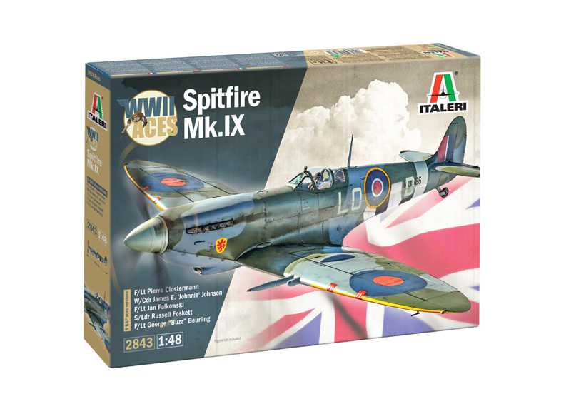 Model Kit letadlo 2843 - Spitfire Mk. IX Aces (1:48)