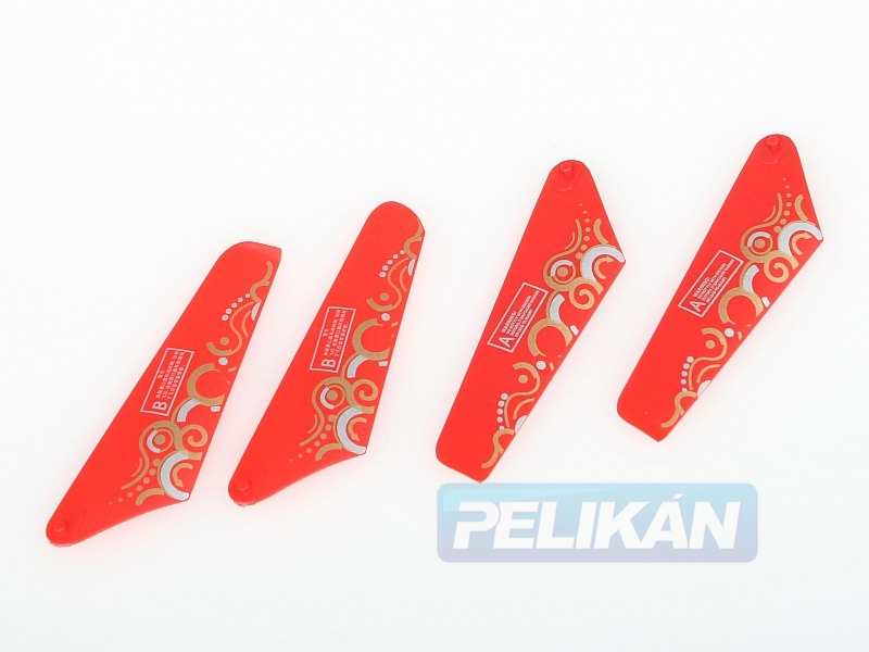 ND NANOCOPTER Sada listů červená